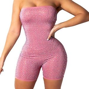 Rhinestone onesie💕
